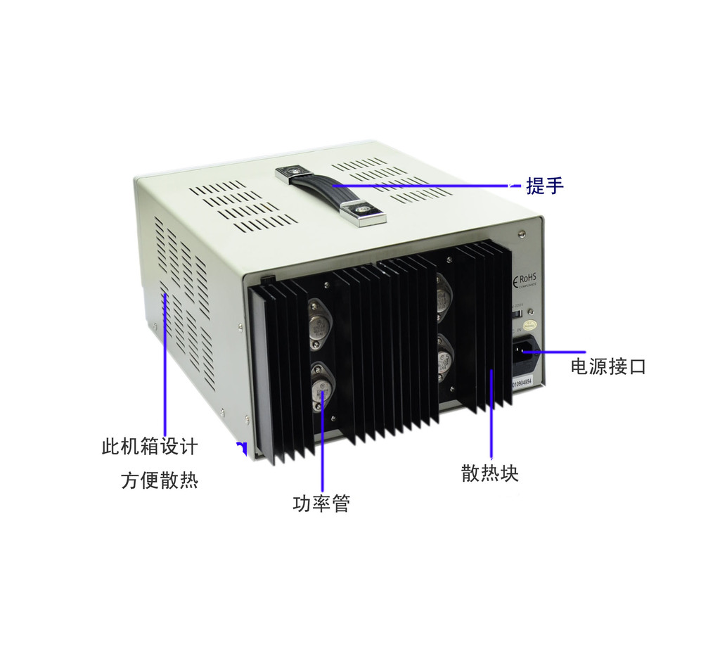 龙威TPR-2002D电源背面图