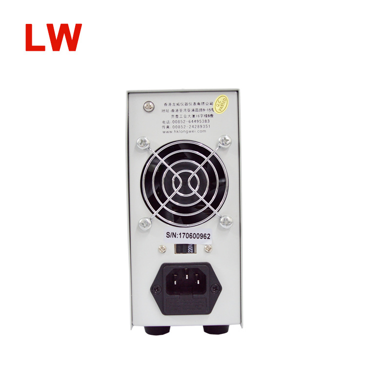 香港龙威LW-K1003D开关直电源后面